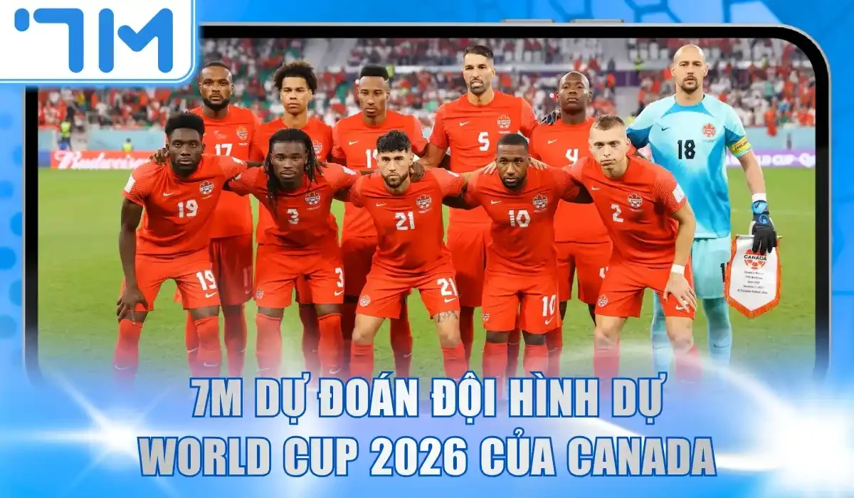 7M dự đoán đội hình dự World Cup 2026 của Canada