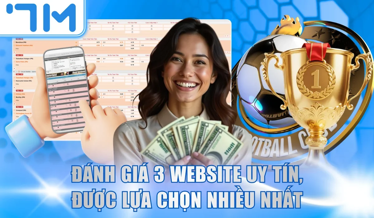 Đánh giá 3 website uy tín, được lựa chọn nhiều nhất