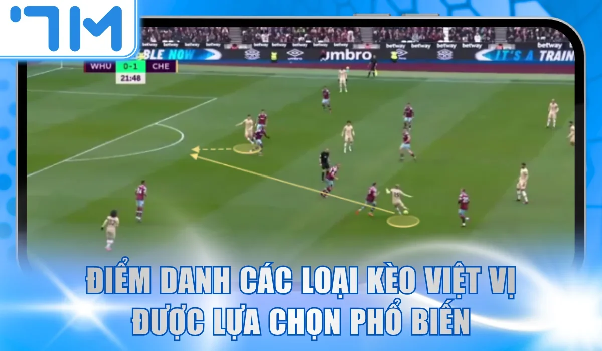 Điểm danh các loại kèo việt vị được lựa chọn phổ biến
