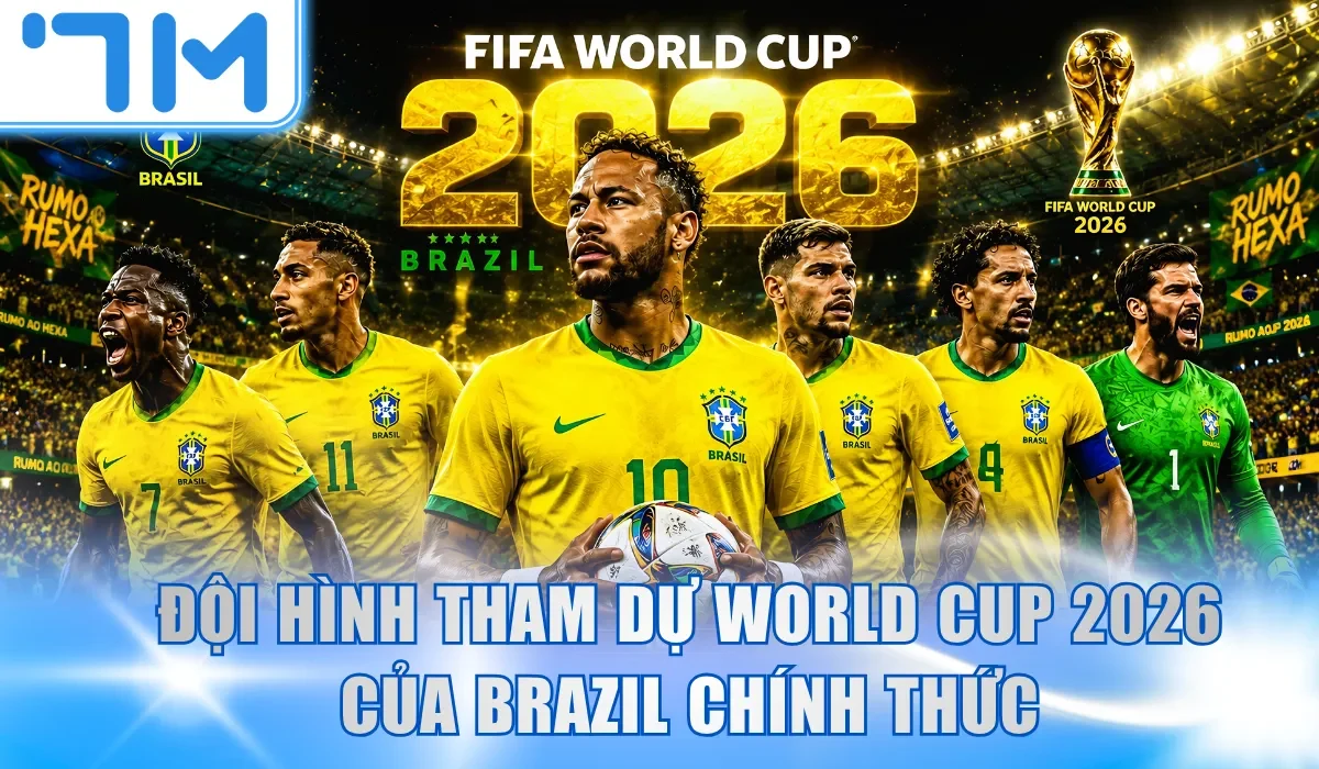 đội hình tham dự world cup 2026 của Brazil