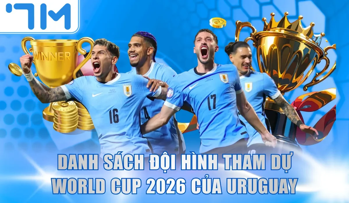 đội hình tham dự world cup 2026 của Uruguay