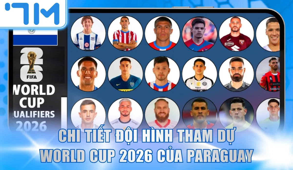 đội hình tham dự world cup 2026 của Paraguay